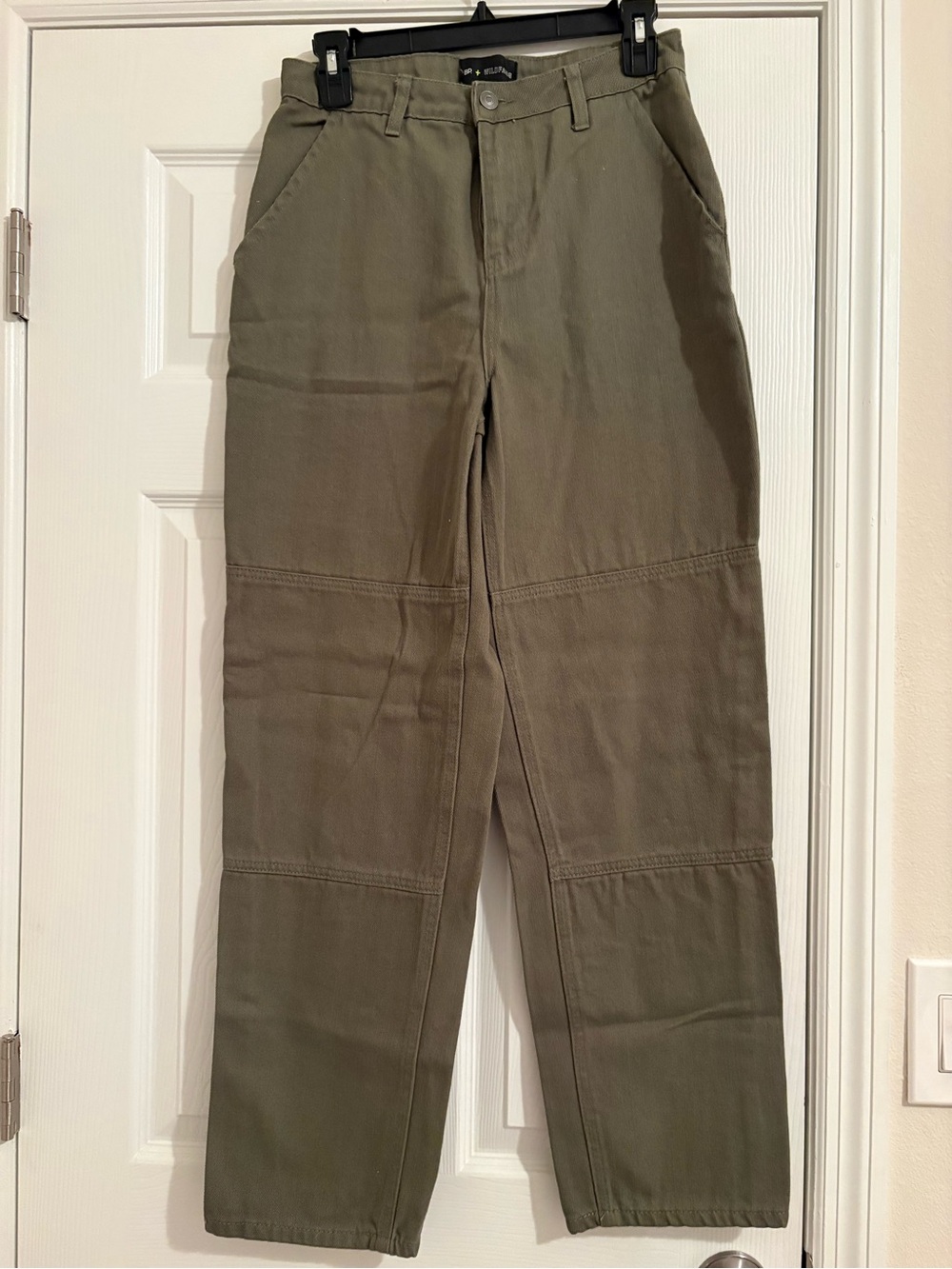 Bp Wildfang Olive Green Utility Pants